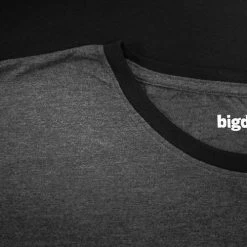 Bigdude Cut & Sew 2 Tone T-Shirt Black/Charcoal -Urban Fit Shop 00618d40 img 8129