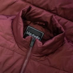 Bigdude Padded Gilet Burgundy -Urban Fit Shop 06f01176 img 9116