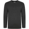 Bigdude Long Sleeve Marl T-Shirt Charcoal -Urban Fit Shop 09bbbe52 bd21lts01 07 charcoal 2