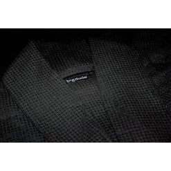 Bigdude Woven Waffle Dressing Gown Black -Urban Fit Shop 0ada0e65 img 9272 2