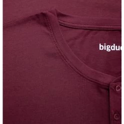 Bigdude Grandad T-Shirt Burgundy -Urban Fit Shop 0dccf10d img 7971