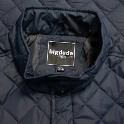 Bigdude Classic Quilted Jacket Navy -Urban Fit Shop 11bceca3 img 9062