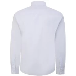 Bigdude Classic Long Sleeve Poplin Shirt White -Urban Fit Shop 1527cd8b m30a6814