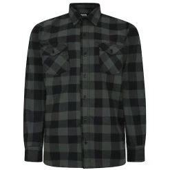 Bigdude Checked Overshirt Green/Black