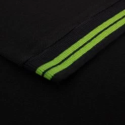 Bigdude Tipped Polo Shirt Black/Green -Urban Fit Shop 1a33565b img 8232