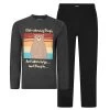 Bigdude Morning People Print Pyjama Set Charcoal/Black -Urban Fit Shop 1e491067 bd23pj11