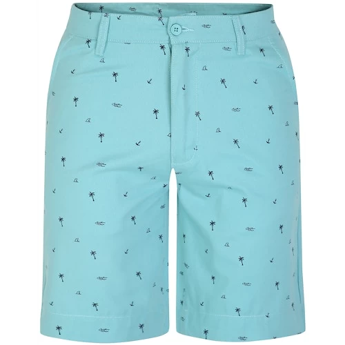 Bigdude Summer Print Chino Shorts Light Blue 4 Bigdude Summer Print Chino Shorts Light Blue - Image 2