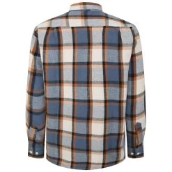 Bigdude Long Sleeve Check Flannel Orange Tall -Urban Fit Shop 1f974d4c bd23ls04 04 2