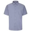 Bigdude Button Down Oxford Short Sleeve Shirt Royal Blue Tall