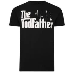 Bigdude The Rodfather Print T-Shirt Black