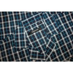 Bigdude Woven Checked Pyjama Set Navy/Blue -Urban Fit Shop 214d912d bd23pj06 07 navyblue