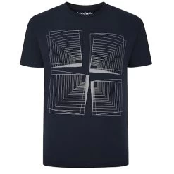 Urban Fit Shop -Urban Fit Shop 21ef0ebd twinpackteeabstract2 navy 1