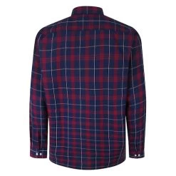 Bigdude Long Sleeve Check Shirt Navy -Urban Fit Shop 25376029 bd23ls20 10 2