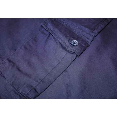 Bigdude Elasticated Waist Cargo Trousers Navy 10 Bigdude Elasticated Waist Cargo Trousers Navy - Image 8