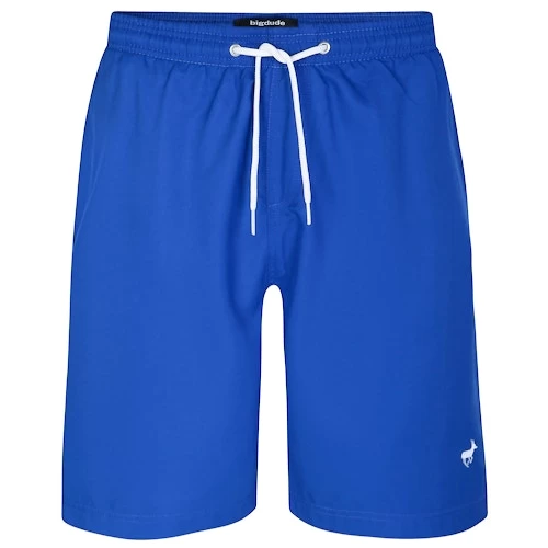 Bigdude Plain Swim Shorts Royal 4 Bigdude Plain Swim Shorts Royal - Image 2