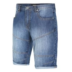 Bigdude 3/4 Length Denim Shorts Mid Wash