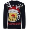 Bigdude Reinbeer Christmas Jumper Navy -Urban Fit Shop 2d4970b6 bd23jmp03 02 1