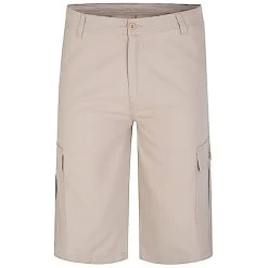 Bigdude Cropped Cargo Trousers Taupe