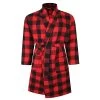 Bigdude Soft Flannel Dressing Gown Red -Urban Fit Shop 2f48a6d9 bd21pj13 02 1