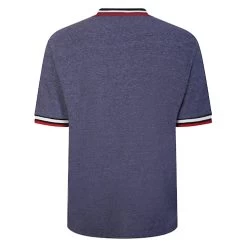 Bigdude Two Tone Contrast Polo Shirt Navy -Urban Fit Shop 30a728e6 bd23p03 02 2