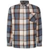 Bigdude Long Sleeve Check Flannel Shirt Orange -Urban Fit Shop 312760c5 bd23ls04 04 1