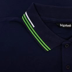 Bigdude Designer Tipped Polo Shirt Navy -Urban Fit Shop 3196b1d2 img 8375
