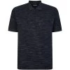 Bigdude Vintage Inkjet Marl Polo Shirt Navy