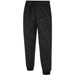 Bigdude Space Dye Cuffed Joggers Black