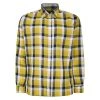 Bigdude Long Sleeve Check Shirt Yellow -Urban Fit Shop 339c8987 bd23ls20 02 1