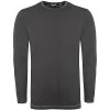 Bigdude Long Sleeve Thermal T-Shirt Charcoal Tall