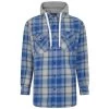 Bigdude Hooded Check Flannel Shirt Blue -Urban Fit Shop 3572ae12 bd23ls03 03 1.jpg20edited