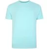 Bigdude Plain Crew Neck T-Shirt Turquoise Tall -Urban Fit Shop 35a01b39 bdt101 turquoise 1