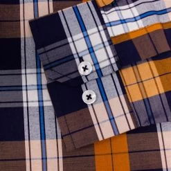 Bigdude Long Sleeve Check Shirt Orange -Urban Fit Shop 373563e1 img 8842