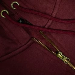 Bigdude Original Full Zip Hoody Burgundy -Urban Fit Shop 394b70fa img 8902 2