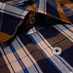 Bigdude Short Sleeve Check Shirt Orange -Urban Fit Shop 3a14894c img 8839