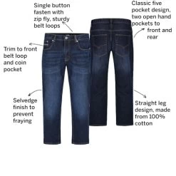 Bigdude Selvedge Ridge Jeans Dark Wash -Urban Fit Shop 3ad48556 04