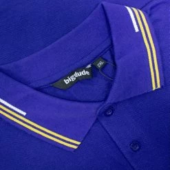 Bigdude Designer Tipped Polo Shirt Cobalt Blue -Urban Fit Shop 3b354ec8 img 8384