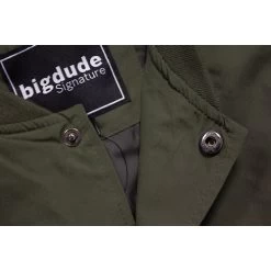 Bigdude Button Up Baseball Jacket Khaki -Urban Fit Shop 3c3e2bab bd22jck14 11 khaki 4