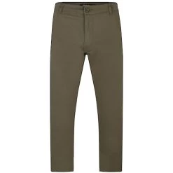 Bigdude Straight Cut Stretch Coloured Jeans Olive