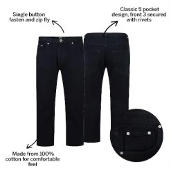 Bigdude Non Stretch Coloured Denim Jeans Navy Dye -Urban Fit Shop 480cf64a bd21js0620green