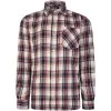 Bigdude Long Sleeve Flannel Shirt Navy Tall -Urban Fit Shop 49af2490 bd22ls15 02 navy 1