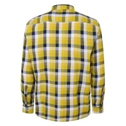 Bigdude Long Sleeve Check Shirt Yellow -Urban Fit Shop 4a7888fc bd23ls20 02 2201