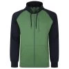 Bigdude Contrast Raglan Full Zip Hoody Deep Green/Navy -Urban Fit Shop 4aaccdf8 ziphoody green 1201
