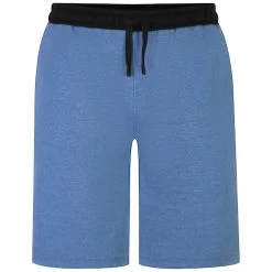 Bigdude Contrast Sweat Shorts Denim Marl