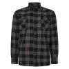 Bigdude Checked Overshirt Charcoal/Black Tall -Urban Fit Shop 51adea90 charc