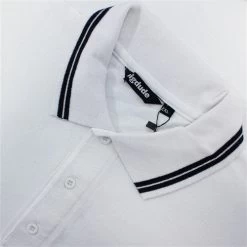 Bigdude Tipped Pique Polo Shirt White Tall -Urban Fit Shop 51eec2f1 img 8393