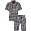 Bigdude Woven Checked Pyjama Set Navy/White -Urban Fit Shop 5278e03a bd23pj06 0220set