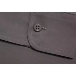 Bigdude Classic Long Sleeve Poplin Shirt Charcoal -Urban Fit Shop 54229b15 img 7999