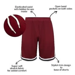 Bigdude Performance Shorts Burgundy 11 Bigdude Performance Shorts Burgundy -Urban Fit Shop 553f35a6 bd21sh1420red