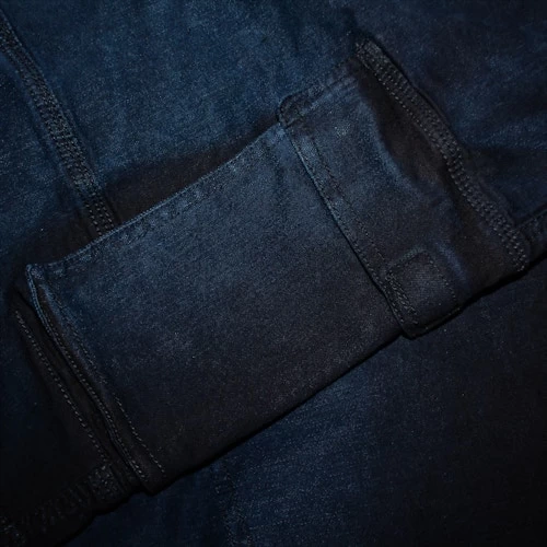 Bigdude Jersey Waistband Denim Shorts Black 10 Bigdude Jersey Waistband Denim Shorts Black - Image 8